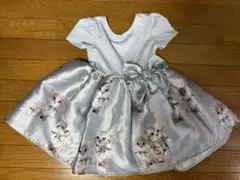 Ｈ&M ビッグリボン猫柄フレアワンピース