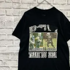 90sヴィンテージTシャツ！ブラック半袖古着M12