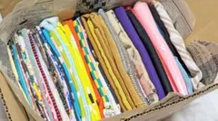 ほぼ送料☆カラフルな布地 はぎれセット まとめ売り☆
