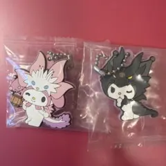 モンハン× サンリオキャラクターズ カプセルラバーマスコット　マイメロ・クロミ