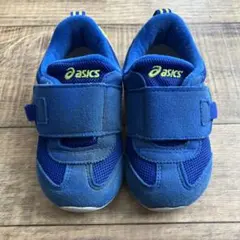 asics キッズシューズ 青 15cm