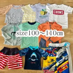夏物ブランド入り男の子100110㎝9枚セットまとめ売り新品プラレールタオル付きのサムネイル