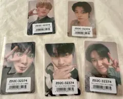 TXT TOGETHER ユニバ特典 ラキドロ トレカ　5枚コンプ