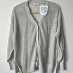 新品COEN ライトグレー サラコカーディガン Fサイズ☆ニコアンド、レプシィム
