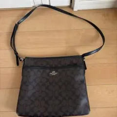 COACH ショルダーバッグ ダークブラウン
