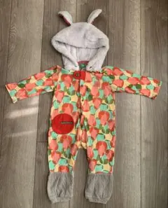 RAG MART フード付きロンパース 80cm