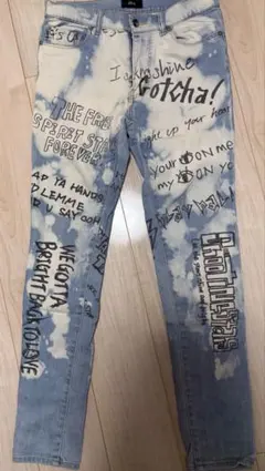 JSB ダメージ　ジーンズ　パンツ　グラフィック　jsb LDH