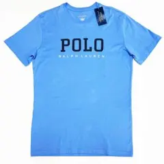 ■POLO/ポロラルフローレン POLOプリントTシャツ ライトブルーM新品■