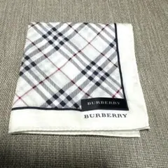 【未使用】BURBERRY チェック柄ハンカチ