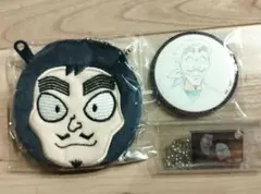 忍たま乱太郎 ポーチ 缶バッジ アクキー 山田先生