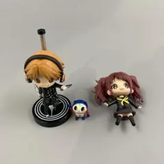 ★P4 ペルソナ4 ワンコイングランデフィギュア 花村陽介　久慈川りせ 2体