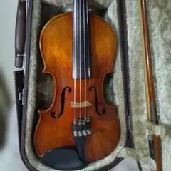 ♥7才前後の子供用♥スズキバイオリン1/4メンテ済品番280弓ケ―ス松脂肩当て付 良音 希少 特1 スズキバイオリン 3/4 1970年 未使用弓