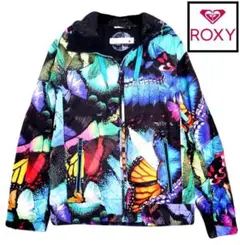 ROXY スノボウェア スキーウェア ジャケット 蝶々 宇宙柄 ダウンジャケット