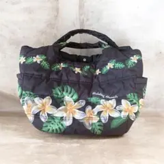 フララニハワイ Hulalani Hawaii トートバッグ ハワイアン(黒色)のサムネイル