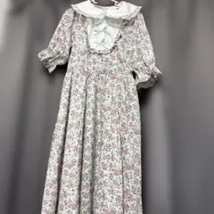 【新品未使用タグつき】眞白ありす×しまむらうさ耳ワンピース　LL 花柄