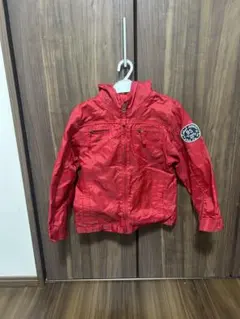 OshKosh B'gosh 赤いジャケット フード付き サイズ:130