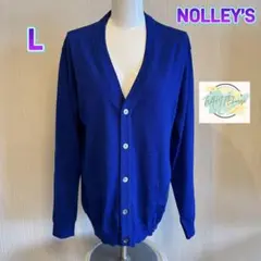 NOLLEY’S ノーリーズ　ウール100% カーディガン　メンズ　C9