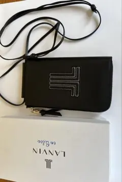 【ほぼ未使用✨️箱付き 】 LANVIN en Bleu スマホショルダー バッグのサムネイル