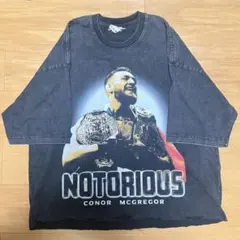 コナーマクレガー ヴィンテージ風ダメージ加工 両面Tシャツ UFCのサムネイル