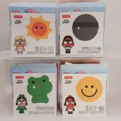 CRYBABY Crying Again シリーズ ぬいぐるみバッジ 4個セット