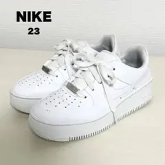 【大人気】NIKE エアフォース1 ホワイト スニーカー 23cm