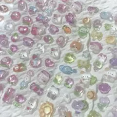 ボンボンドロップシール うるちゅる うさぎ ピンク ねこ クローバー