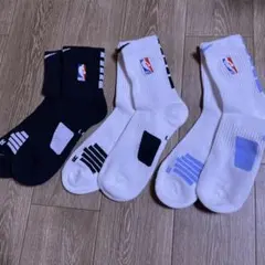 ナイキNIKE NBA（26～28cm）バスケットボールソックス靴下3足