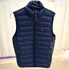 ラルフローレン　ダウンベスト　ネイビー　xs