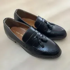 life man style ブラックレザー ローファー