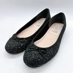 ほぼ未使用⭐️Launalea ラウナレア 23.5 グリッター バレエシューズ