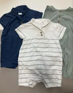 nextベビー　UNIQLOロンパース 3点セット　80cm