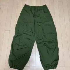 GU カーゴパンツ Sサイズ オリーブグリーン