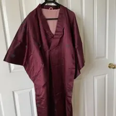 和装ロングコート　花柄羽織