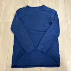 HEATTECH ネイビー 長袖カットソー　Mサイズ