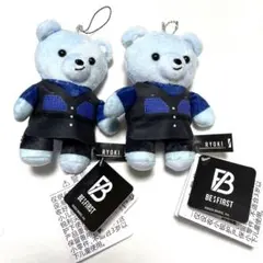 BE FIRSTリョウキ　マスコット　くまさん　2匹　ストラップ付き