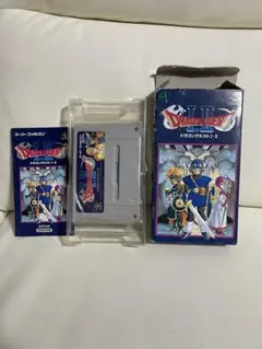 スーパーファミコン用 ソフト ドラゴンクエストI・II 動作未確認 レトロゲーム