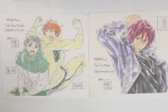 Free! 京アニショップ 特典 松岡凛 ピクチャーブック イラストカード