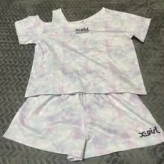 x-girl パステルカラー セットアップ