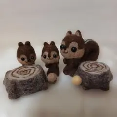 ハンドメイド 羊毛フェルト 小鹿と小鳥 ハンドメイド 羊毛フェルト 小鹿とうさぎ 3点セット品 - メルカリ