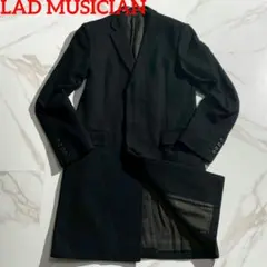 美シルエット●LAD MUSICIAN チェスターコート 黒 サイズ42