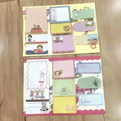 スリーコインズ りぼん 70周年 ふせん ちびまる子ちゃん 姫ちゃんのリボン