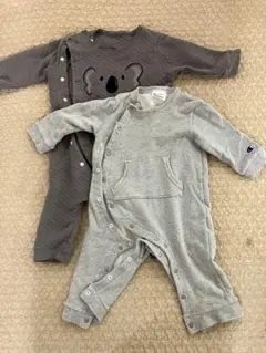 ユニクロ　Champion ロンパース 80サイズ 2点セット