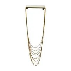 ネックレス＆ブレスレット4点セット✨ゴールドチェーンネックレス パール ベッコウ