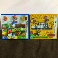 Newスーパーマリオブラザーズ2 スーパーマリオ3Dランド3DSカセット2セット