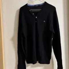 BURBERRY BLACK LABEL ロゴ刺繍 ニット 長袖 3