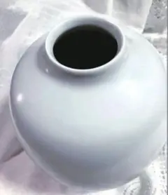 NO288・白磁花入れ高橋正月作砥部有名作家。 - メルカリ