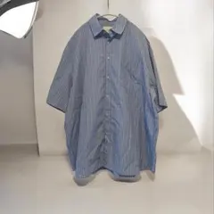 00s Ralph Lauren BDシャツ 刺繍 無地 5XL 水色 A470 - メルカリ