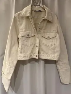 ZARA クロップドデニムジャケット