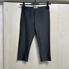 adidas ブラック レギンス サイドストライプ　Mサイズ