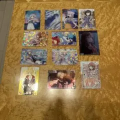 アニメキャラクター ホロ加工 トレーディングカードセット 24枚